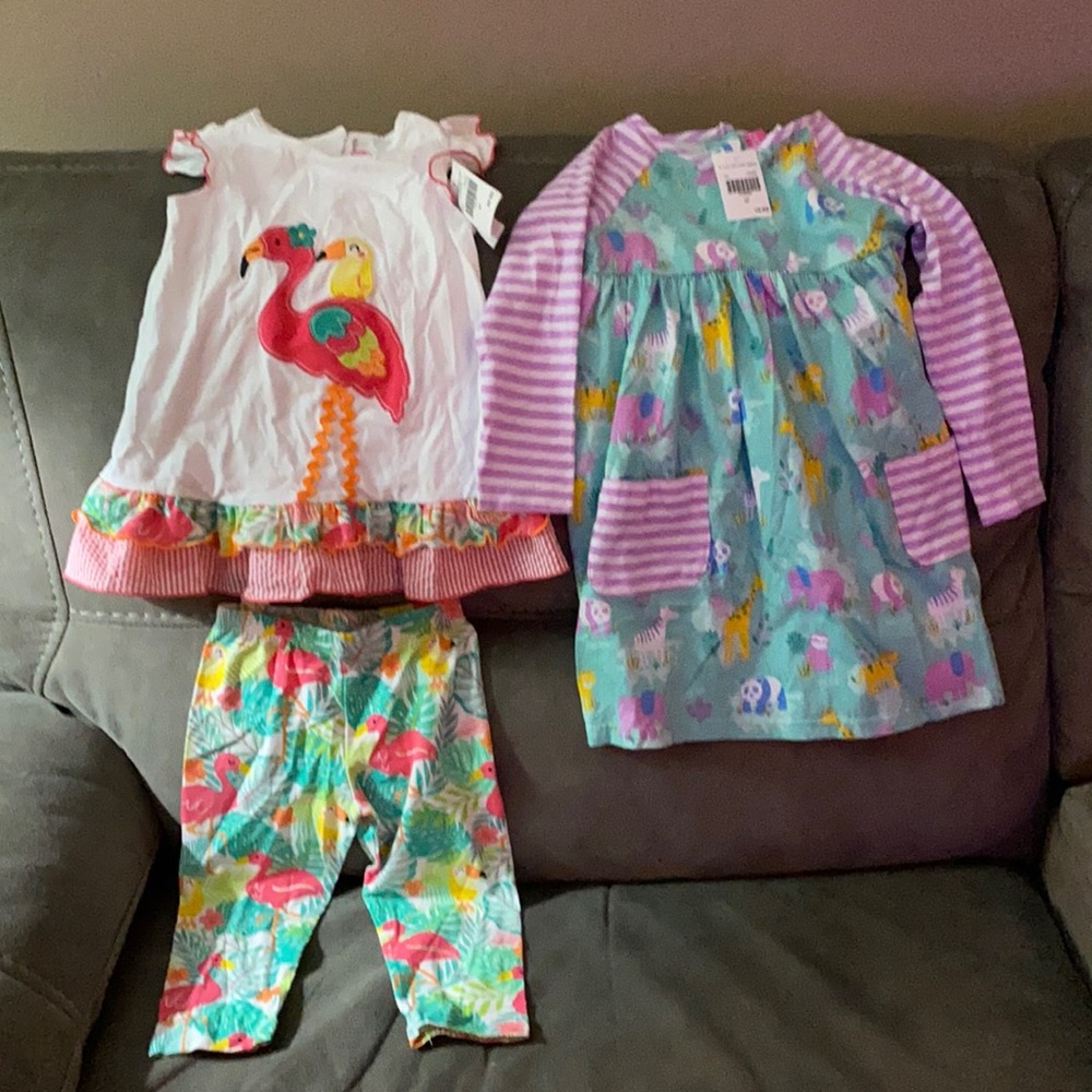 2 safari style outfits. New with tags. Girls Size 3T.